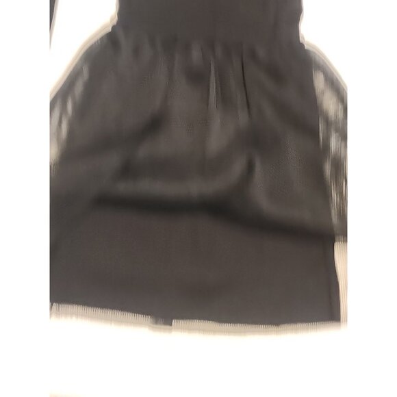 NASHA size 10 - 12 Girls black long sleeve formal party Dress cotton mesh skirt - Picture 3 of 7